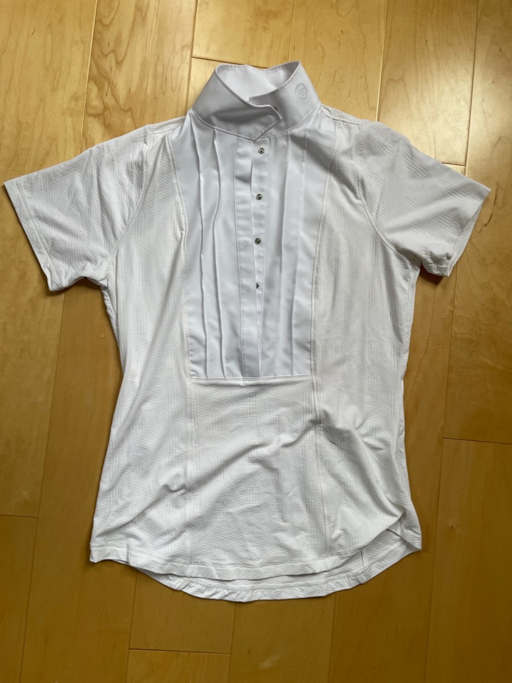 Ariat White Short-Sleeve Show Shirt